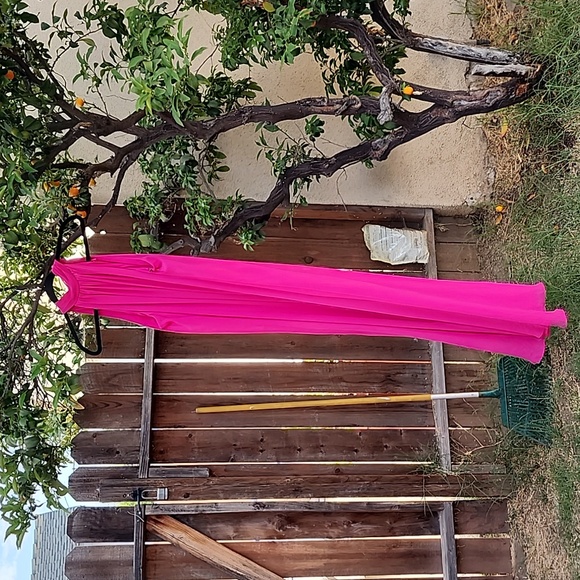 Vince Camuto Pants - New Vince Camuto Sleeveless Solid Draped Halter Jumpsuit, Fuchsia Pink Sz M